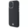 BMW M Collection iPhone 16 Pro kova kotelo Full Wrapped Metal MagSafe musta