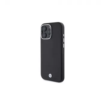 BMW BMHMP16X23PUFWK iPhone 16 Pro Max 6,9 inch musta kova kotelo Sign Full Wrapped Metal MagSafe