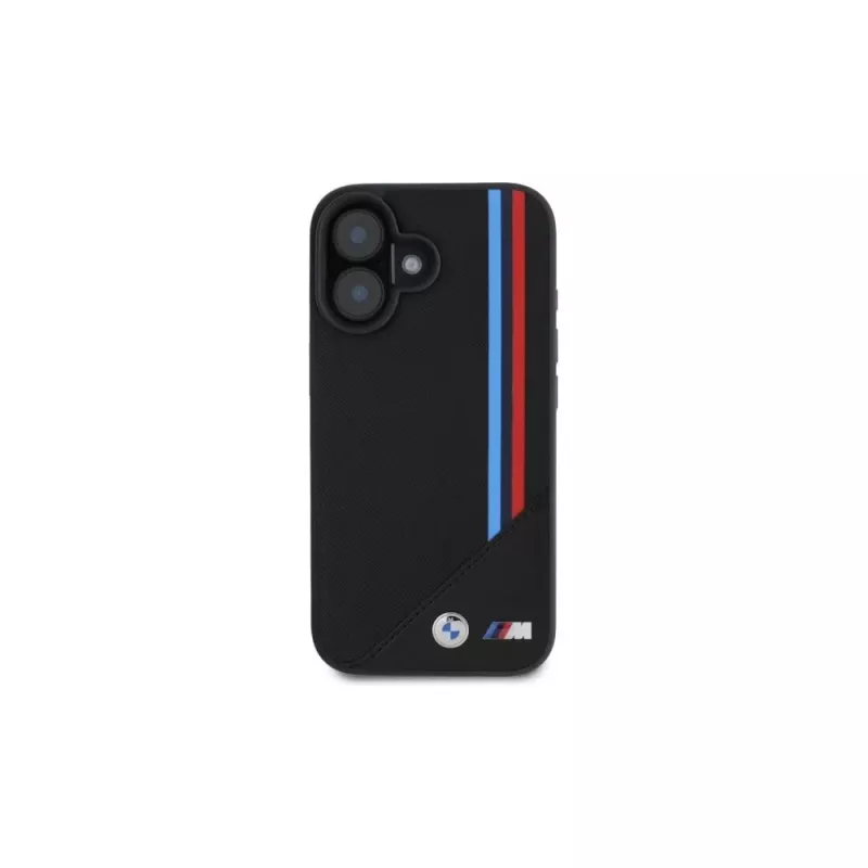 BMW M Meshed Tricolor Stripes MagSafe -kova kotelo iPhone 16 6,1