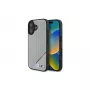 BMW M Perforated Tricolor Line MagSafe -kova kotelo Apple iPhone 16 6,1