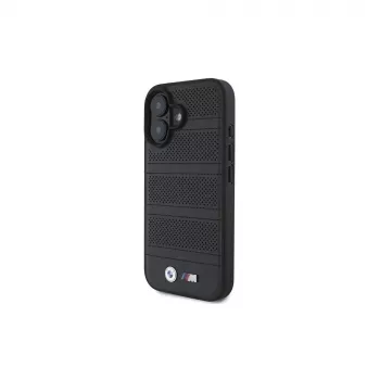 BMW M Collection Perforated and Stitched Line Hard Case iPhone 16 6,1