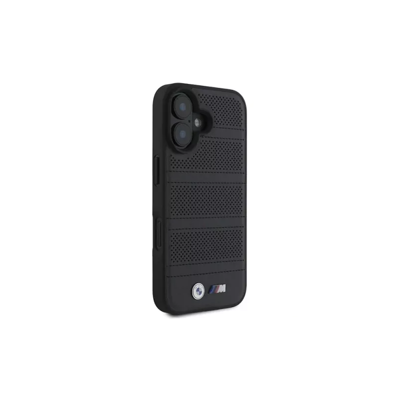 BMW M Collection Perforated and Stitched Line Hard Case iPhone 16 6,1
