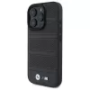 BMW M Perforated And Stitched Line MagSafe -kova kotelo iPhone 16 Pro Max 6,9 musta