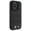 BMW M Perforated And Stitched Line MagSafe -kova kotelo iPhone 16 Pro Max 6,9 musta