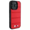 BMW M Collection M Perforated And Stitched Line -kova kotelo iPhone 16 Pro Max 6,9 inch punainen MagSafe