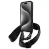 BMW BMHCP16M23PSCCK iPhone 16 Plus 6,7 musta kova kotelo M Edition Carbon Stripe & Strap