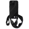 BMW M Edition Carbon Stripe & Strap -kova kotelo Apple iPhone 16 Pro Max 6,9