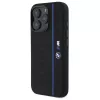 BMW BMHMP16L23SHEB iPhone 16 Pro Hard Case silikoni Hexagon Blue Line MagSafe musta