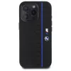 BMW BMHMP16L23SHEB iPhone 16 Pro Hard Case silikoni Hexagon Blue Line MagSafe musta