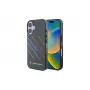 BMW BMHCP16M23HTRAK kova kotelo iPhone 16 Plus 6,7 inch musta Motorsport IML Random Stripes