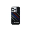 BMW Motorsport IML Random Stripes kova kotelo Apple iPhone 16 Pro 6,3