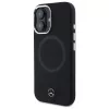 Mercedes-Benz MEHMP16S23SUTTK iPhone 16 6,1 inch musta silikonikotelo tonal-logolla ja MagSafe