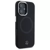Mercedes-Benz MEHMP16S23SUTTK iPhone 16 6,1 inch musta silikonikotelo tonal-logolla ja MagSafe