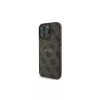Guess 4G Ring Classic Logo MagSafe kotelo iPhone 16 Pro (ruskea)
