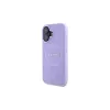 Guess GUHMP16MPSAPSMEU iPhone 16 Plus 6,7 inch violetti kova kotelo Saffiano Peony Classic Logo MagSafe