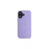 Guess GUHMP16MPSAPSMEU iPhone 16 Plus 6,7 inch violetti kova kotelo Saffiano Peony Classic Logo MagSafe