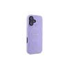 Guess GUHMP16MPSAPSMEU iPhone 16 Plus 6,7 inch violetti kova kotelo Saffiano Peony Classic Logo MagSafe