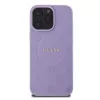 Guess GUHMP16XPSAPSMEU iPhone 16 Pro Max 6,9 inch violetti kova kotelo Saffiano Peony Classic Logo MagSafe