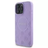 Guess GUHMP16XPSAPSMEU iPhone 16 Pro Max 6,9 inch violetti kova kotelo Saffiano Peony Classic Logo MagSafe