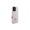 Guess GUHCP16SM4DGPP kova kotelo silikoni logo strass 4G Apple iPhone 16 6,1