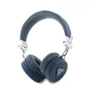 Guess Grained Classic Round Shape langattomat Bluetooth over-ear -kuulokkeet ENC:llä (sininen)