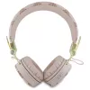 Guess Peony Script Round Shape langattomat over-ear -kuulokkeet ENC:llä, ruskea