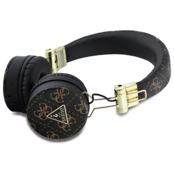 Guess 4G Triangle Round Shape langattomat kuulokkeet, Bluetooth, ENC, mustat