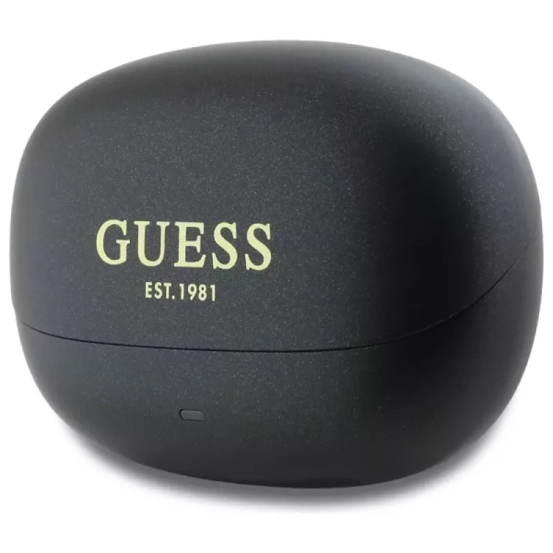 Guess Capsule Printed Logo - Bluetooth TWS ANC & ENC nappikuulokkeet latauskotelolla (musta)