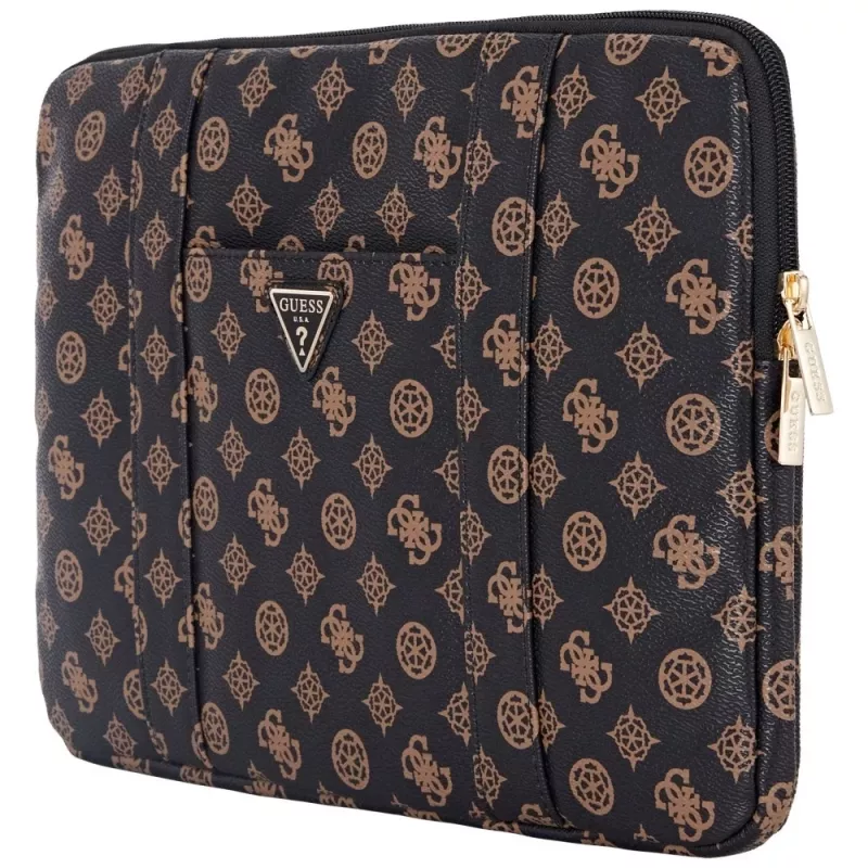 Guess Sleeve 14 Peony PocketTriangle kannettavan tietokoneen suojahuppu musta