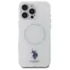 U.S. POLO ASSN. IML Ring MagSafe -takakansi Apple iPhone 16 Pro (6,3 tuuman näyttö) - valkoinen