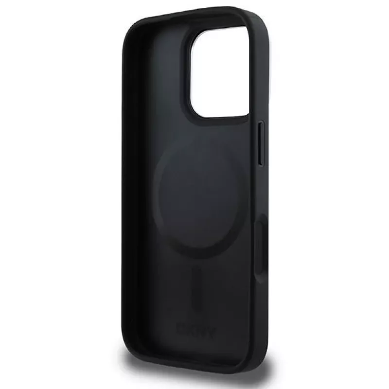 DKNY DKHMP16XPCPVSLK kova kotelo ruutukuviolla MagSafe iPhone 16 Pro Max 6.9 musta