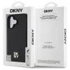 DKNY DKHMP16SPSHRPSK iPhone 16 6.1 kova kotelo musta toistuva kuvio Stack Logo MagSafe