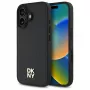 DKNY DKHMP16SPSHRPSK iPhone 16 6.1 kova kotelo musta toistuva kuvio Stack Logo MagSafe