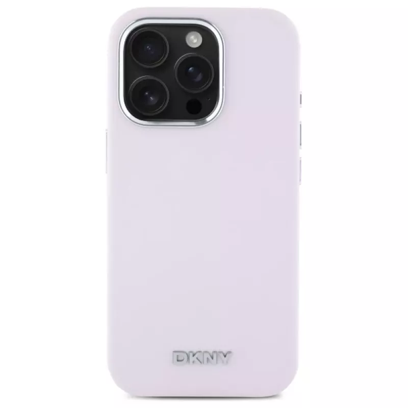 DKNY DKHMP16XSMCHLP kova kotelo Liquid Silicone MagSafe Apple iPhone 16 Pro Max 6,9 tuuman näytölle - pinkki