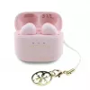 Guess Glossy Effect Printed Classic Logo & Charm TWS -nappikuulokkeet pinkki
