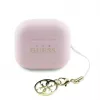 Guess Glossy Effect Printed Classic Logo & Charm TWS -nappikuulokkeet pinkki