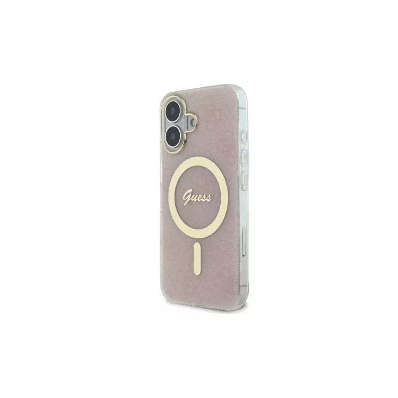 Guess GUHMP16MH4STP iPhone 16 Plus 6,7 inch pinkki hardcase IML 4G MagSafe