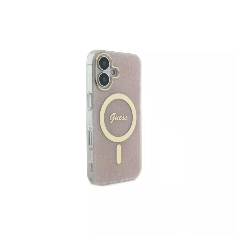 Guess GUHMP16MH4STP iPhone 16 Plus 6,7 inch pinkki hardcase IML 4G MagSafe