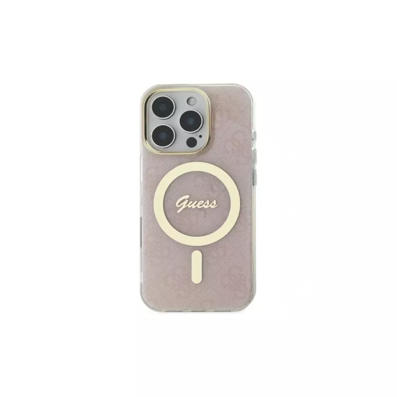 Guess GUHMP16LH4STP hardcase IML 4G MagSafe iPhone 16 Pro 6,3