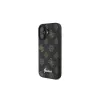 Guess Peony Script MagSafe -kotelo iPhone 16 Plus (musta)