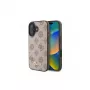 Guess Peony Script MagSafe -kotelo iPhone 16 (ruskea)