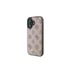 Guess Peony Script MagSafe -kotelo iPhone 16 (ruskea)