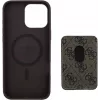 Guess 4G Stripes -lompakkokotelo MagSafe iPhone 16 Pro Max ruskea