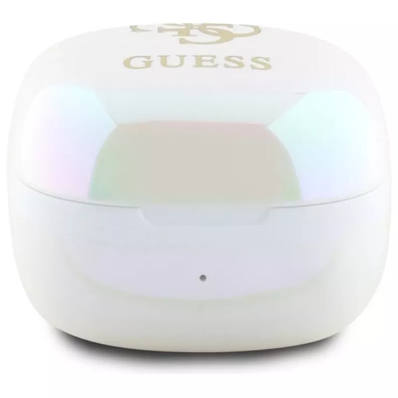 Guess 4G Printed Logo True Wireless Stereo Bluetooth -nappikuulokkeet latauskotelolla (valkoinen)