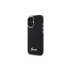 Guess GUHCP16MSMBSLK Silicone Script Metal Logo & Frame -hardcase Apple iPhone 16 Plus 6,7 inch - musta