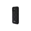Guess Quilted Metal Logo -kovakuori Apple iPhone 16 Plus 6,7 tuuman näytölle - musta