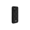 Guess Quilted Metal Logo -kovakuori Apple iPhone 16 Plus 6,7 tuuman näytölle - musta