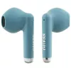 Guess Printed Classic Logo TWS Bluetooth -nappikuulokkeet latauskotelolla (turkoosi)