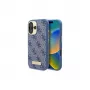 Guess GUHMP16SU4GPRB iPhone 16 6.1 -kovakuori sininen 4G Logo Plate MagSafe