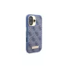 Guess GUHMP16SU4GPRB iPhone 16 6.1 -kovakuori sininen 4G Logo Plate MagSafe